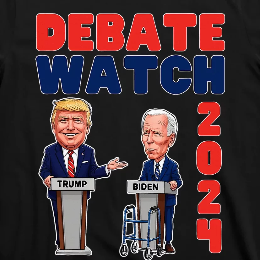 Debate Watch Party 2024 Trump Biden President Election T-Shirt