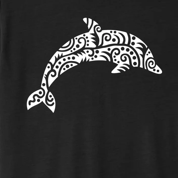 Dolphin With Pattern ChromaSoft Performance T-Shirt