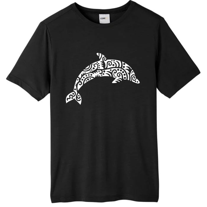 Dolphin With Pattern ChromaSoft Performance T-Shirt