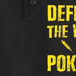 Defund Woke Pokers Dry Zone Grid Performance Polo