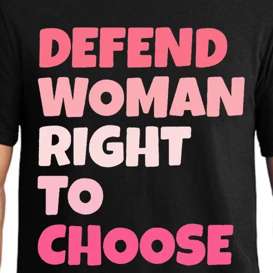 Defend Woman Right To Choose Feminist Woman Lover Pajama Set