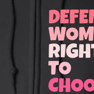 Defend Woman Right To Choose Feminist Woman Lover Full Zip Hoodie