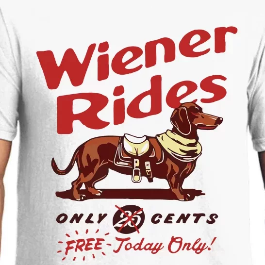 Dachshund Wiener Rides Only 25 Cents Free Today Only Pajama Set