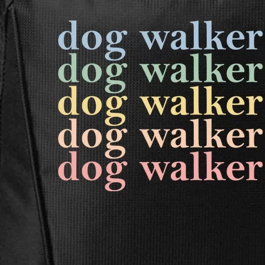 Dog Walker Retro City Backpack