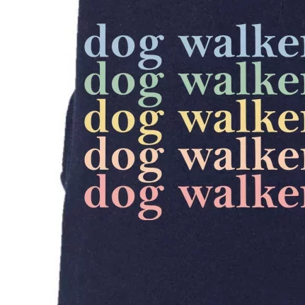 Dog Walker Retro Doggie 3-End Fleece Hoodie