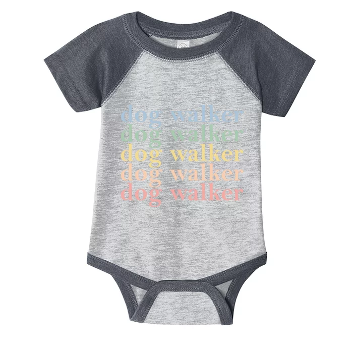 Dog Walker Retro Infant Baby Jersey Bodysuit