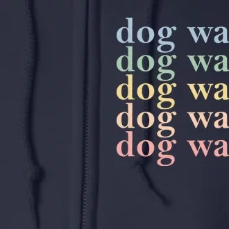 Dog Walker Retro Full Zip Hoodie