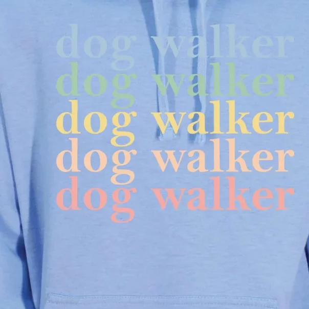 Dog Walker Retro Unisex Surf Hoodie