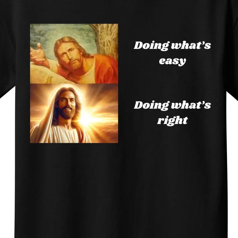 Doing WhatS Right Kids T-Shirt