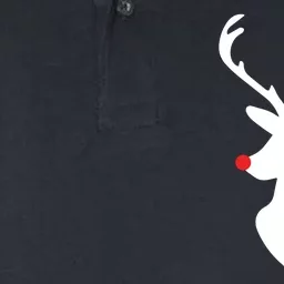 Deer With Santa Hat Christmas Hunting Softstyle Adult Sport Polo