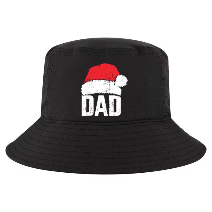 Dad With Santa Claus Hat Matching Family Christmas Pajama Cool Comfort Performance Bucket Hat