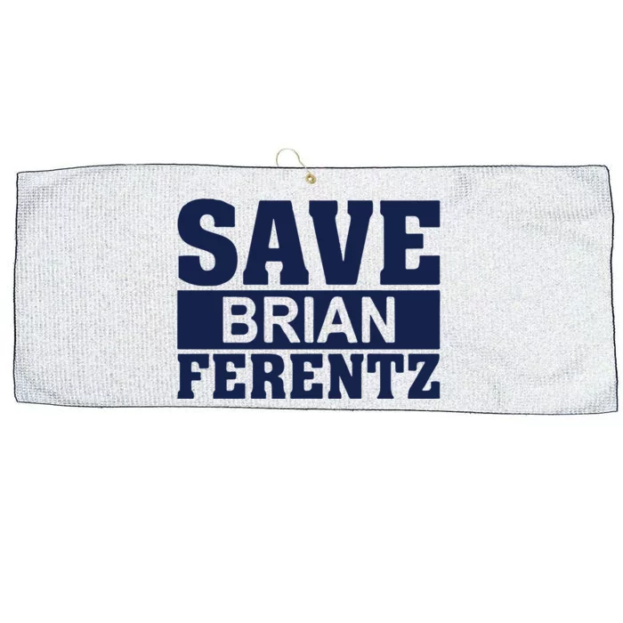 Dave Wischnowsky Save Brian Ferentz Large Microfiber Waffle Golf Towel