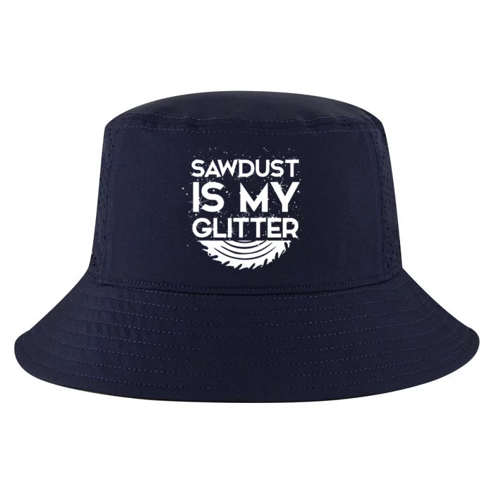 DIY Woodworking Sawdust Design Girl With Tools Gift Cool Comfort Performance Bucket Hat