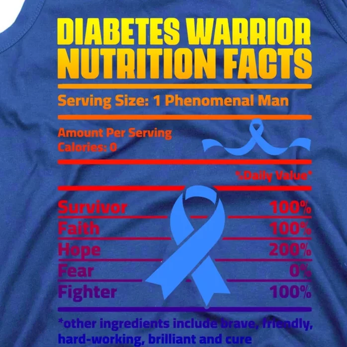 Diabetes Warrior Support Diabetic Diabetes Awareness Great Gift Tank Top