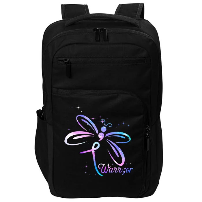 Dragonfly Warrior Suicide Prevention Awareness Impact Tech Backpack