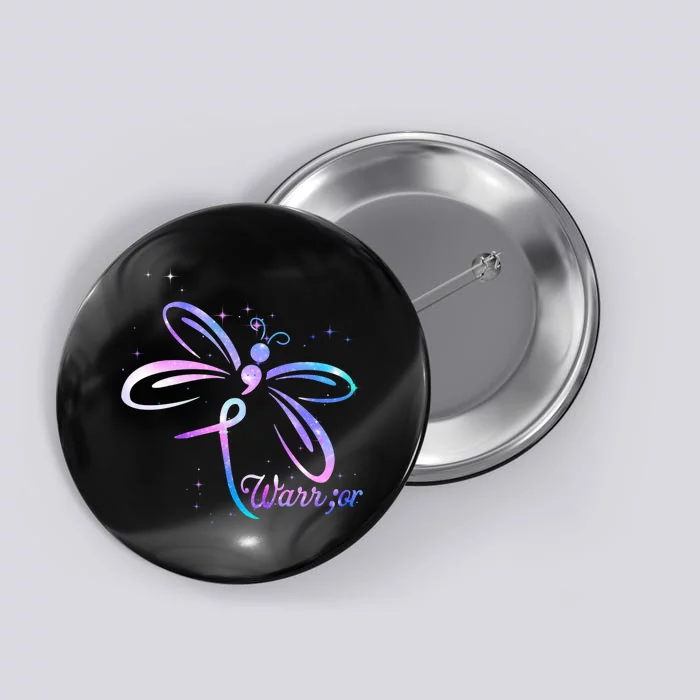 Dragonfly Warrior Suicide Prevention Awareness Button