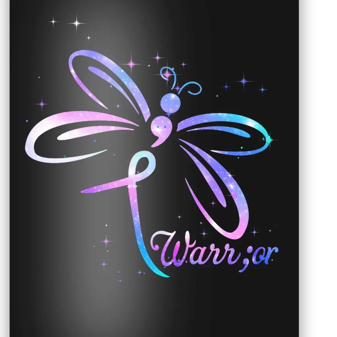 Dragonfly Warrior Suicide Prevention Awareness Poster