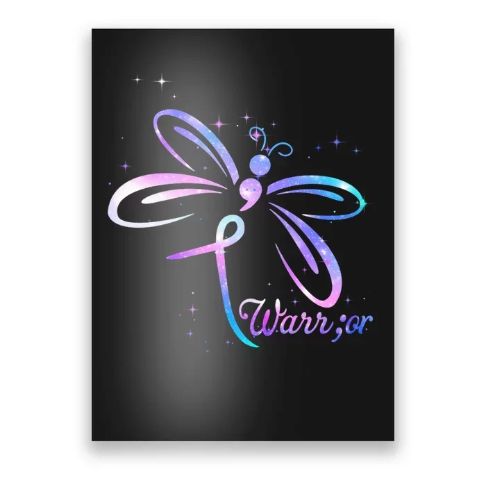 Dragonfly Warrior Suicide Prevention Awareness Poster