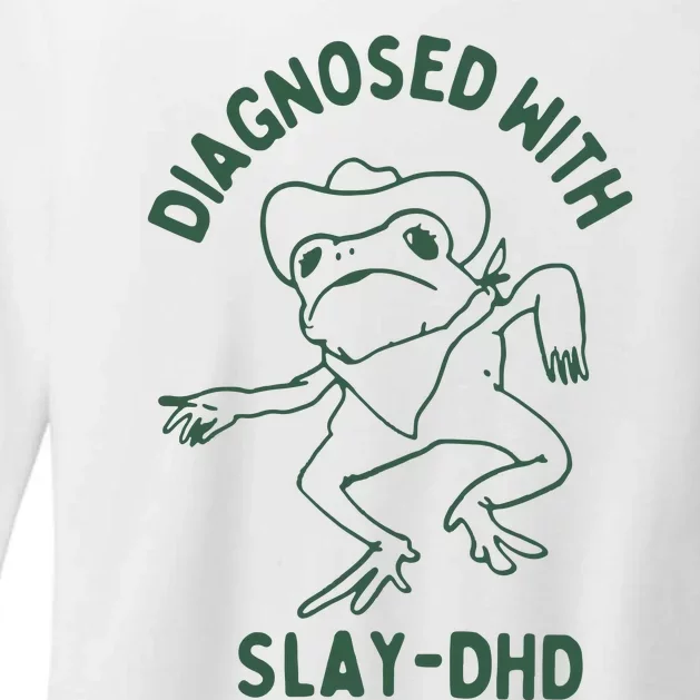 Diagnosed With Slay Dhd Womens CVC Long Sleeve Shirt