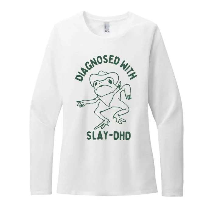 Diagnosed With Slay Dhd Womens CVC Long Sleeve Shirt