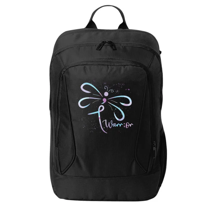 Dragonfly Warrior Semicolon Suicide Prevention Awareness City Backpack