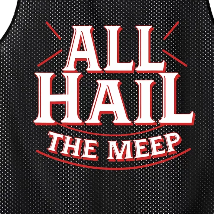 Doctor_ Who The Meep Funny All Hail The Meep Mesh Reversible Basketball Jersey Tank