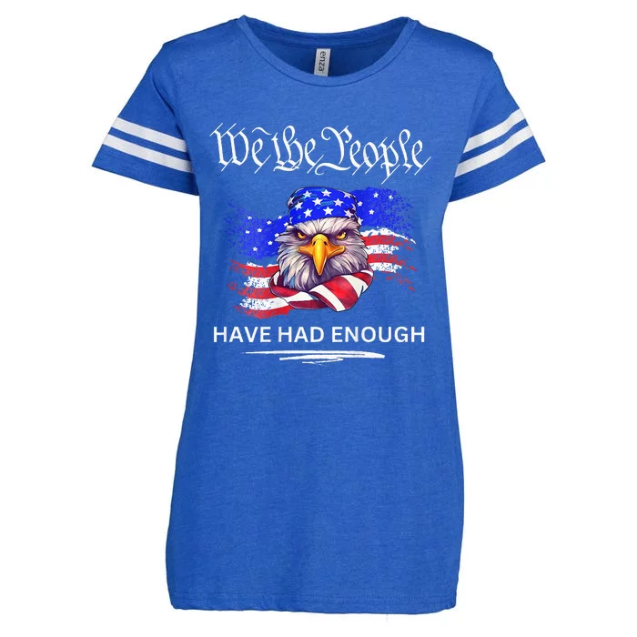 Design We The People Have Had Enough Enza Ladies Jersey Football T-Shirt