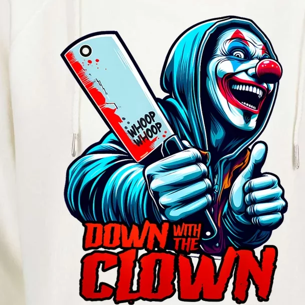 Down With The Clown Icp Hatchet Man Juggalette Clothes Womens Funnel Neck Pullover Hood