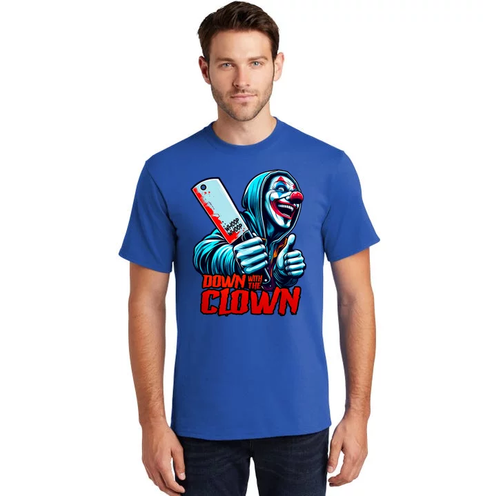 Down With The Clown Icp Hatchet Man Juggalette Clothes Tall T-Shirt