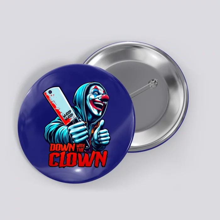 Down With The Clown Icp Hatchet Man Juggalette Clothes Button