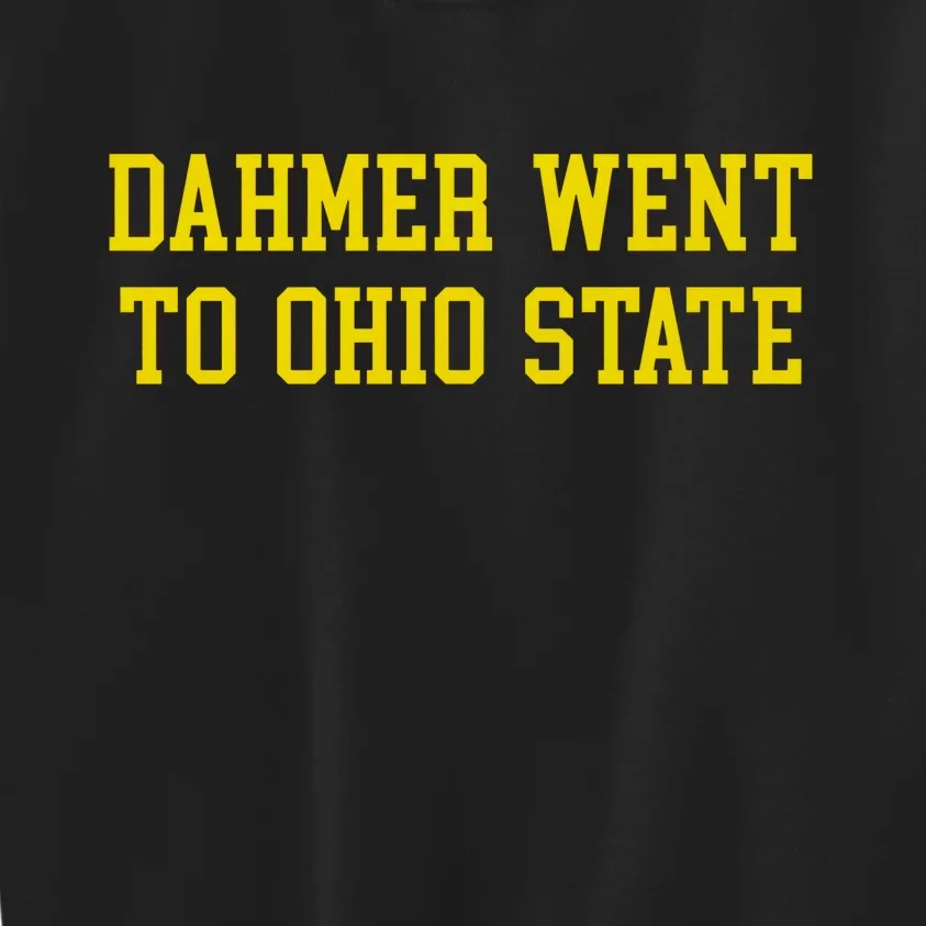 Dahmer Went To Ohio Michigan Fan Wearing ESPN Shows Trending Kids Sweatshirt