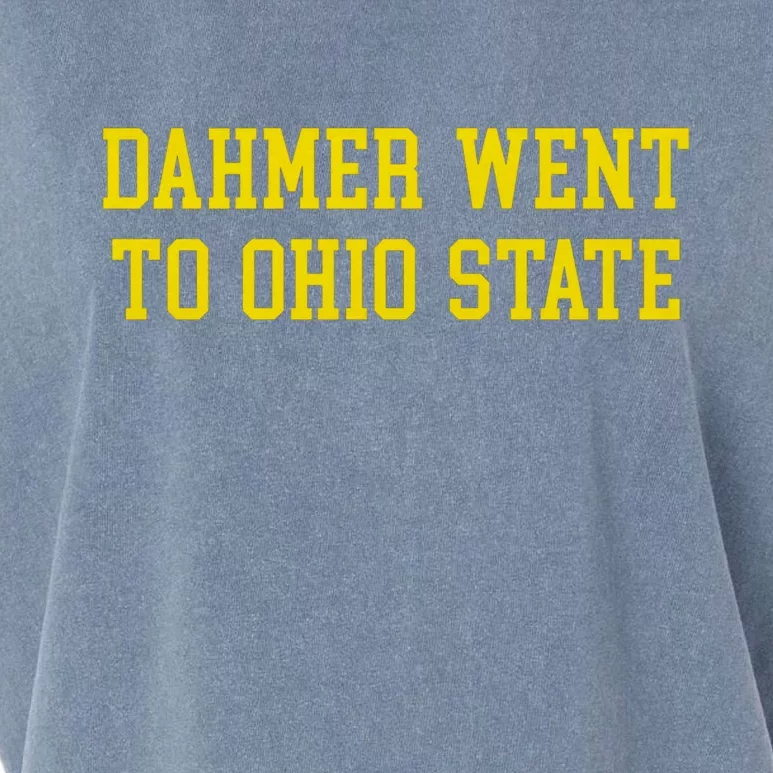 Dahmer Went To Ohio Michigan Fan Wearing ESPN Shows Trending Garment-Dyed Women's Muscle Tee