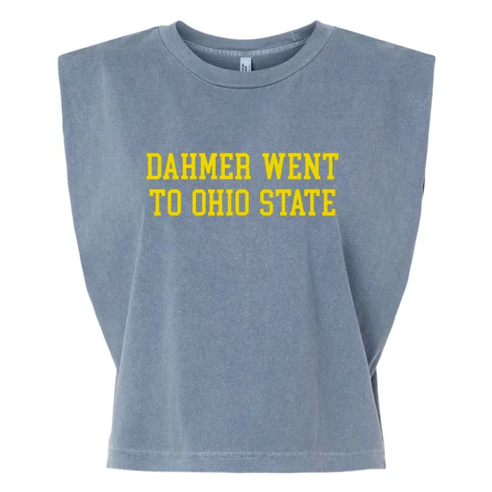 Dahmer Went To Ohio Michigan Fan Wearing ESPN Shows Trending Garment-Dyed Women's Muscle Tee