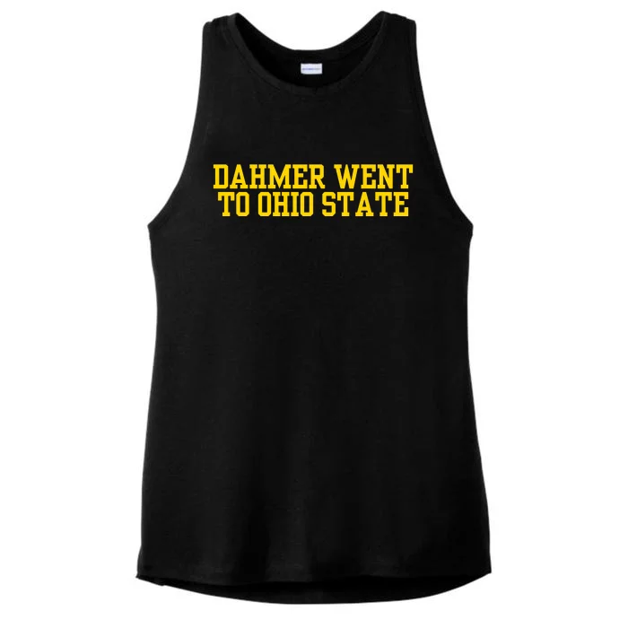 Dahmer Went To Ladies Tri-Blend Wicking Tank