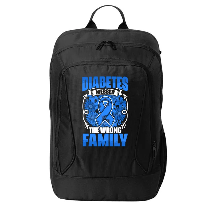 Diabetes Warrior Type 1 Diabetic Diabetes Awareness Gift City Backpack