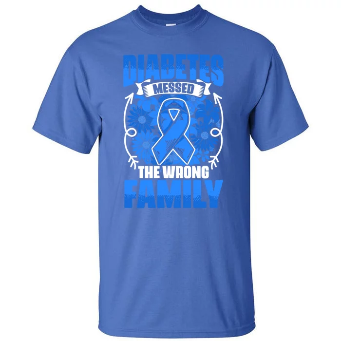 Diabetes Warrior Type 1 Diabetic Diabetes Awareness Gift Tall T-Shirt