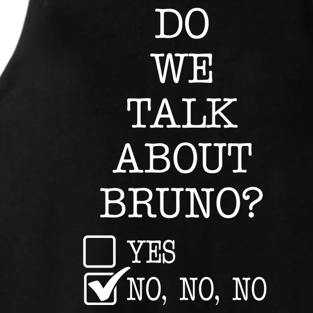 Do We Talk About Bruno Funny Ladies Tri-Blend Wicking Tank