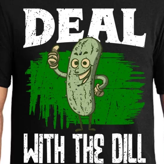 Deal With The Dill Lover Pickles Cute Gift Pajama Set