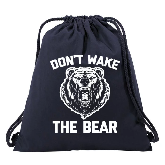 Dont Wake The Bear Drawstring Bag