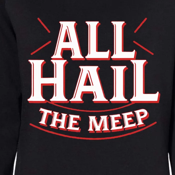 Doctor Who The Meep Funny All Hail The Meep Womens California Wash Sweatshirt