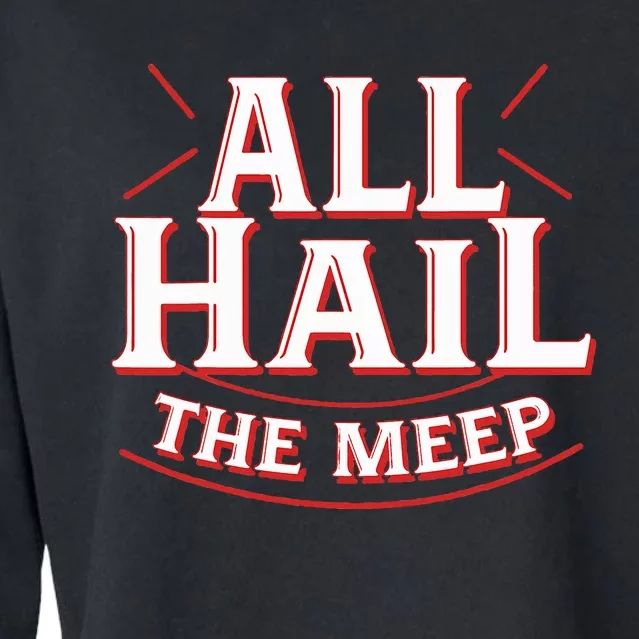 Doctor Who The Meep Funny All Hail The Meep Cropped Pullover Crew