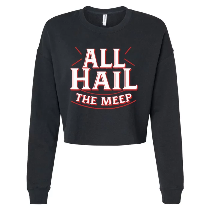 Doctor Who The Meep Funny All Hail The Meep Cropped Pullover Crew