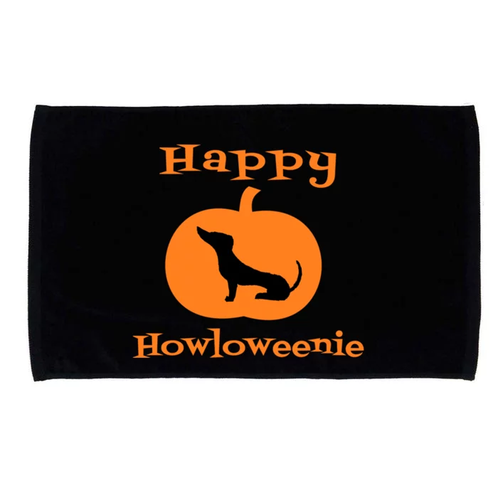 Dachshund Weenie Weiner Dog Lover Pumpkin Halloween Cute Gift Microfiber Hand Towel