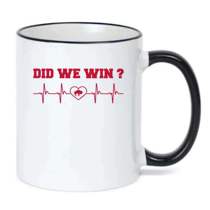 Did We Win Graphic Trending Tee Black Color Changing Mug