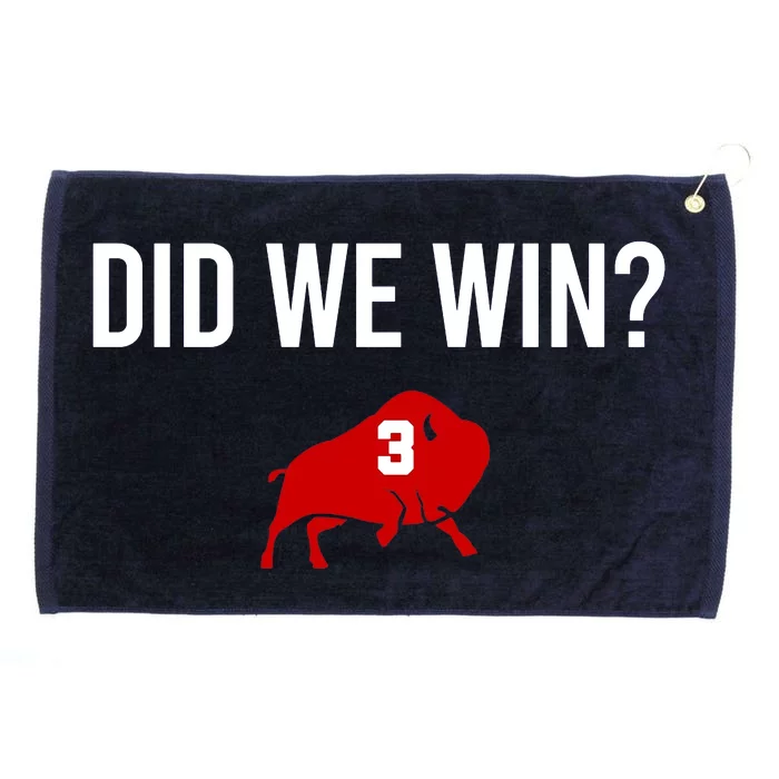 Did We Win Graphic Trending Tee Grommeted Golf Towel