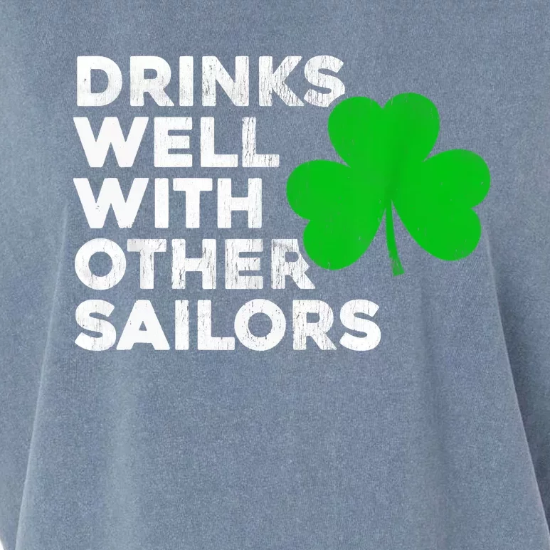 Drinks Well With Other Sailors Garment-Dyed Women's Muscle Tee