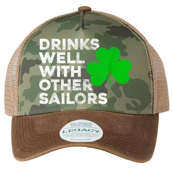 Drinks Well With Other Sailors Legacy Tie Dye Trucker Hat