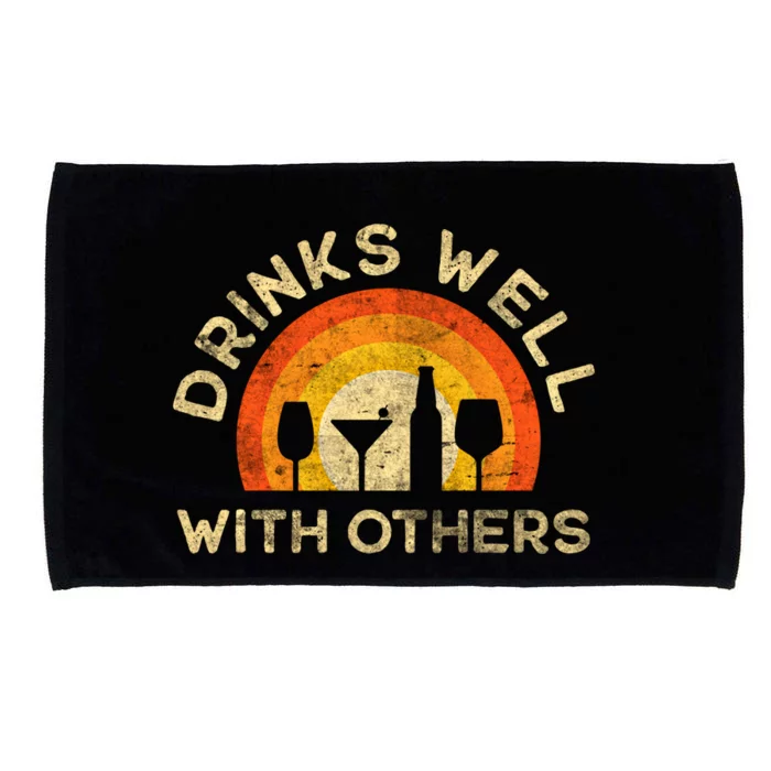 Drinks Well With Others Gift Microfiber Hand Towel