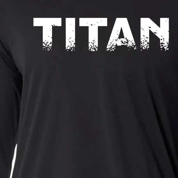 Dennard Wilson Wearing Titan Cooling Performance Long Sleeve Crew