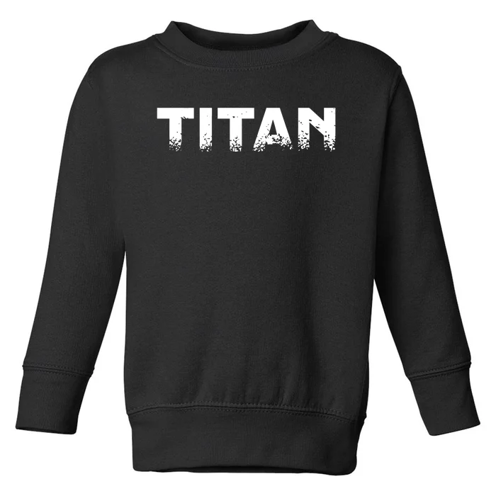 Dennard Wilson Wearing Titan Toddler Sweatshirt